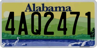 AL license plate 4AQ2471