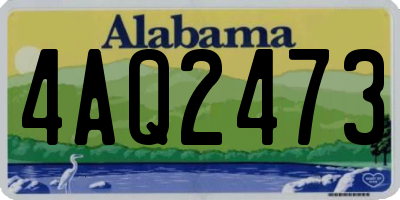 AL license plate 4AQ2473