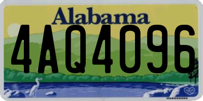 AL license plate 4AQ4096