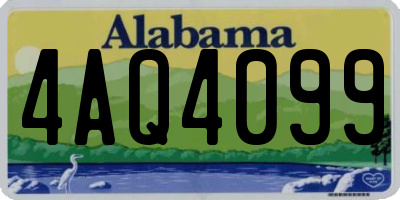 AL license plate 4AQ4099