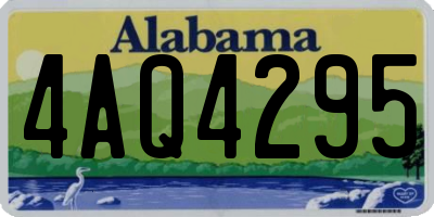 AL license plate 4AQ4295