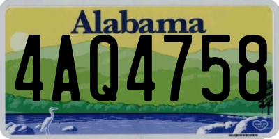 AL license plate 4AQ4758