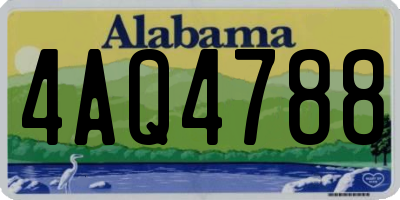 AL license plate 4AQ4788