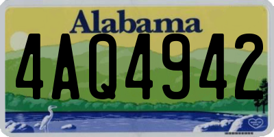 AL license plate 4AQ4942