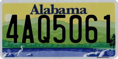 AL license plate 4AQ5061