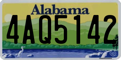 AL license plate 4AQ5142
