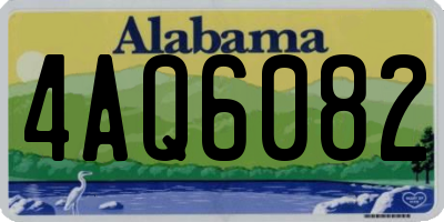 AL license plate 4AQ6082