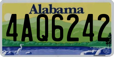 AL license plate 4AQ6242