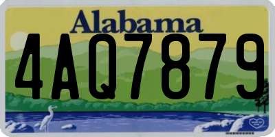 AL license plate 4AQ7879