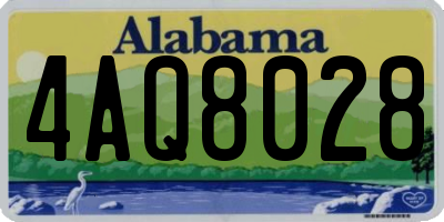 AL license plate 4AQ8028
