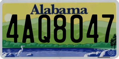 AL license plate 4AQ8047