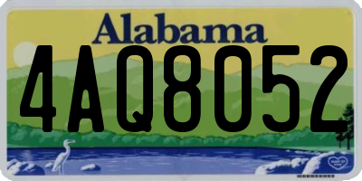 AL license plate 4AQ8052