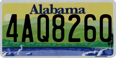 AL license plate 4AQ8260