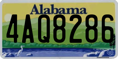 AL license plate 4AQ8286