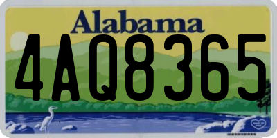 AL license plate 4AQ8365