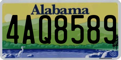 AL license plate 4AQ8589