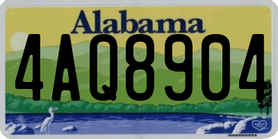AL license plate 4AQ8904
