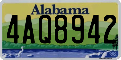 AL license plate 4AQ8942