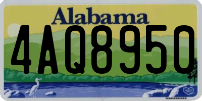 AL license plate 4AQ8950