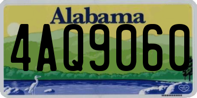 AL license plate 4AQ9060
