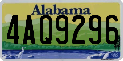 AL license plate 4AQ9296