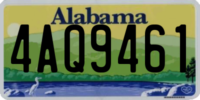 AL license plate 4AQ9461