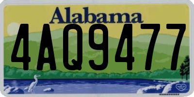 AL license plate 4AQ9477