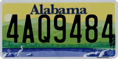 AL license plate 4AQ9484