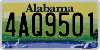 AL license plate 4AQ9501