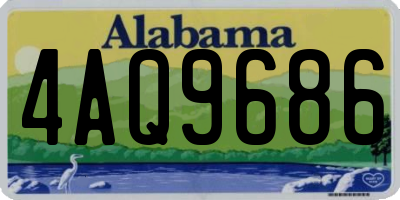 AL license plate 4AQ9686