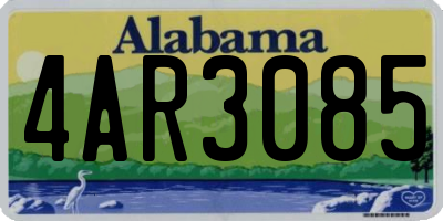 AL license plate 4AR3085