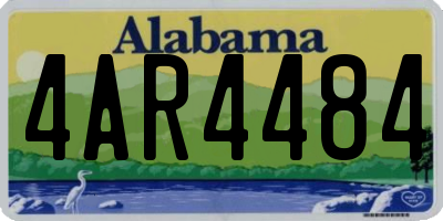 AL license plate 4AR4484