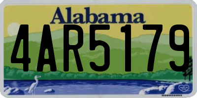 AL license plate 4AR5179