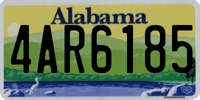 AL license plate 4AR6185