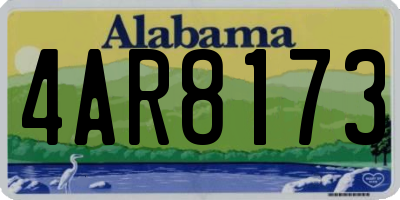 AL license plate 4AR8173