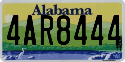AL license plate 4AR8444