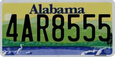 AL license plate 4AR8555