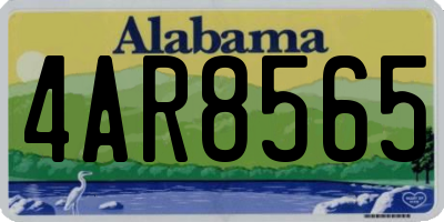 AL license plate 4AR8565