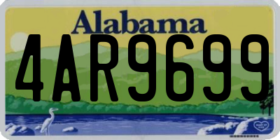 AL license plate 4AR9699