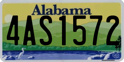 AL license plate 4AS1572