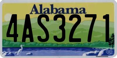 AL license plate 4AS3271