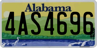 AL license plate 4AS4696