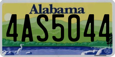 AL license plate 4AS5044
