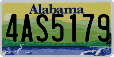 AL license plate 4AS5179