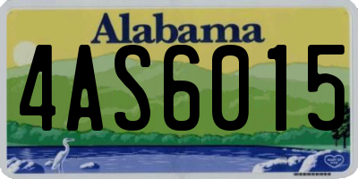 AL license plate 4AS6015