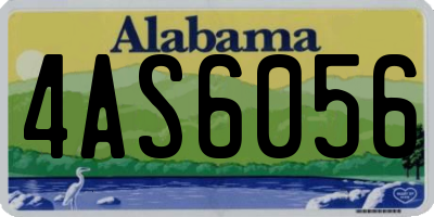 AL license plate 4AS6056