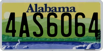 AL license plate 4AS6064
