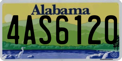 AL license plate 4AS6120
