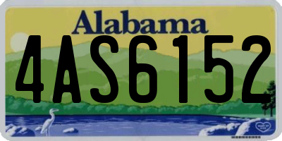 AL license plate 4AS6152