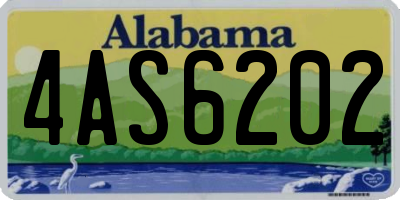 AL license plate 4AS6202